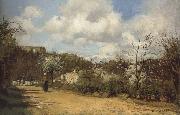 Camille Pissaro View from Louveciennes oil painting on canvas